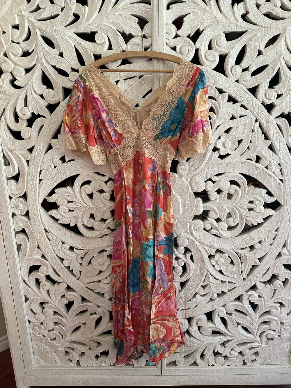 SPELL Painters Garden Lace Maxi Dress - Picture 5 of 8